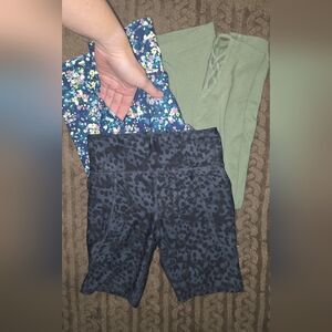 Stylish Black Leopard Print Shorts